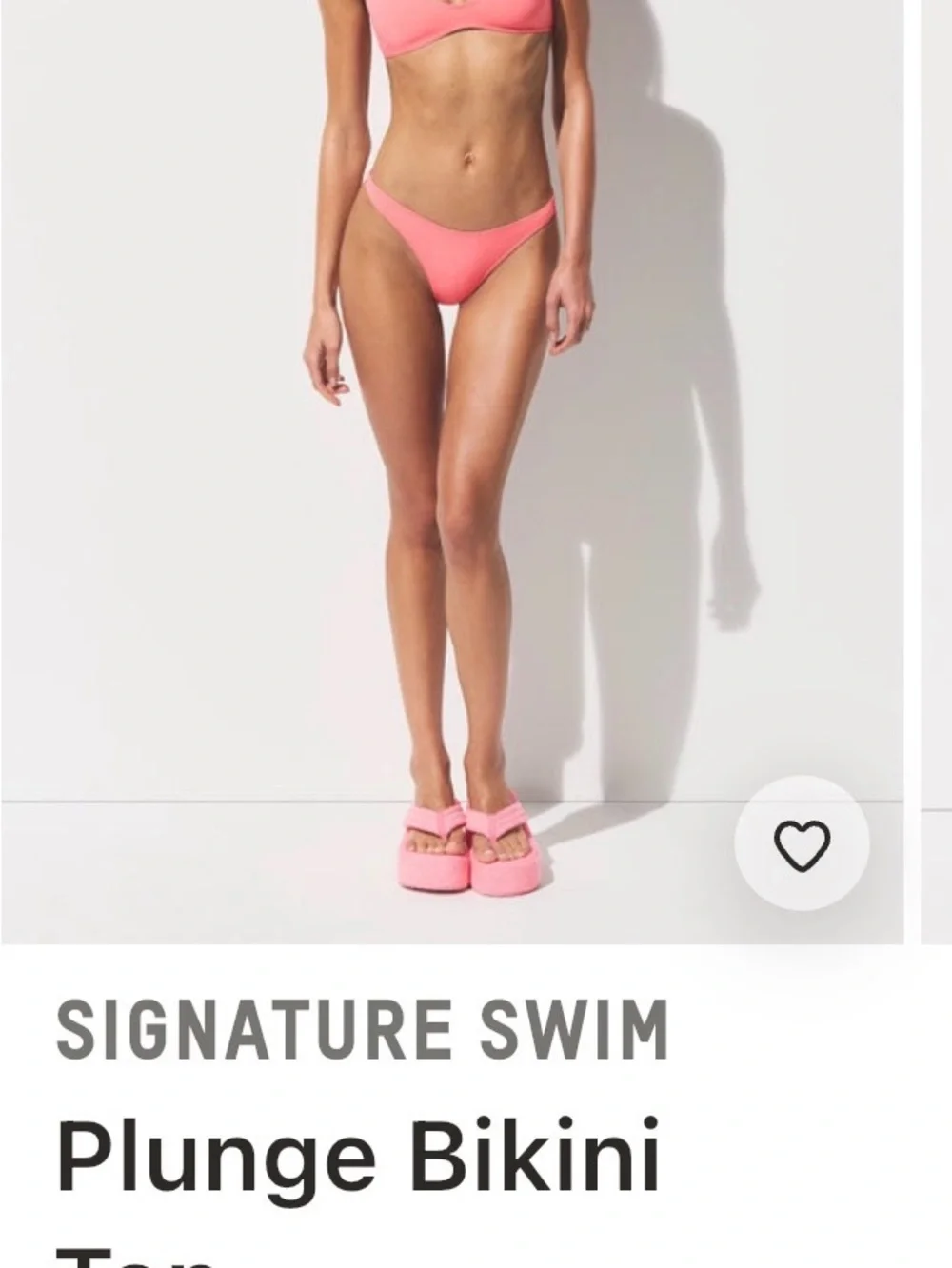SKIMS Coral Plunge Bikini Set
